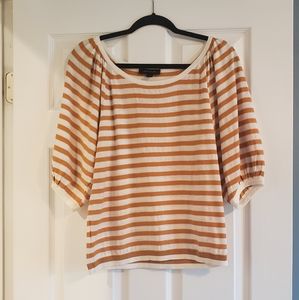 Ann Taylor striped shirt.